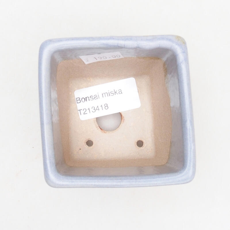 Ciotola bonsai in ceramica 7 x 7 x 7 cm, grigio