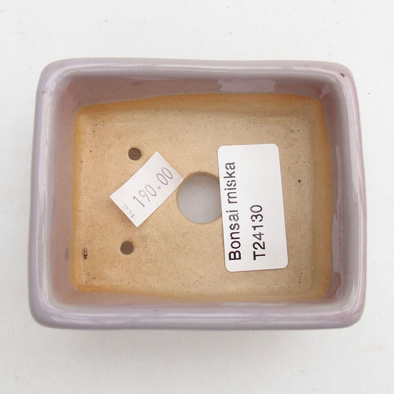 Ciotola bonsai in ceramica 8,5 x 7 x 4 cm, rosa