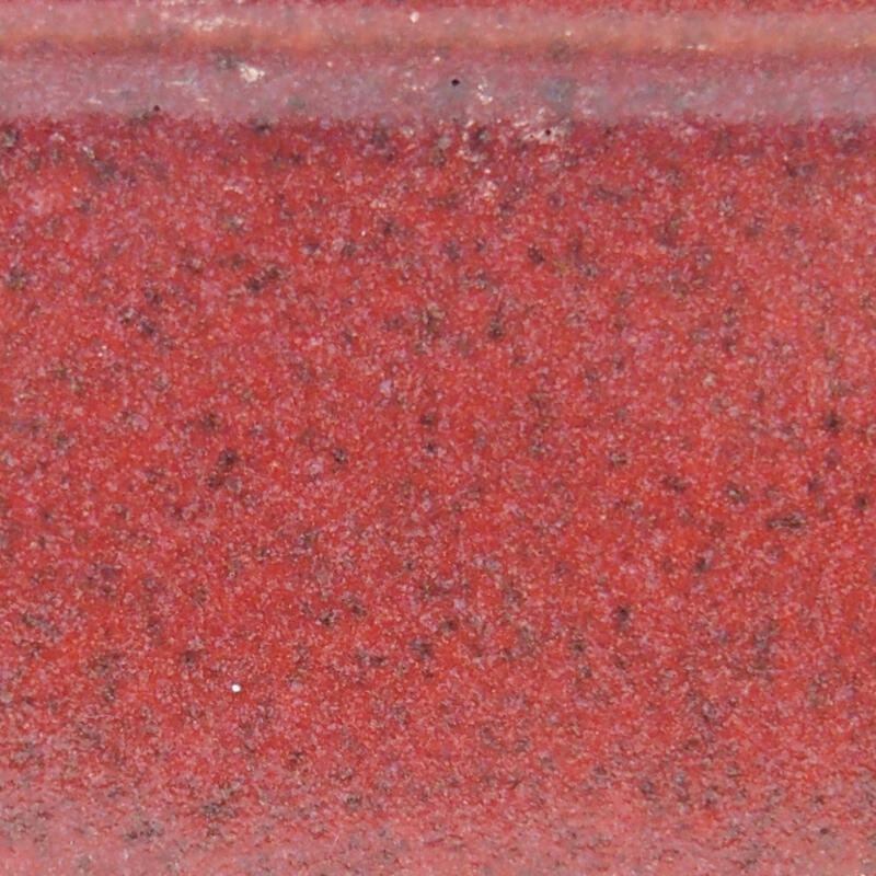 Ciotola bonsai in ceramica 8,5 x 8,5 x 5,5 cm, bordeaux