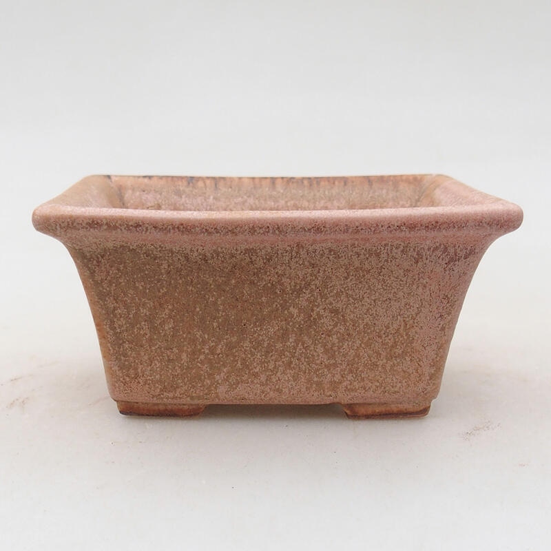 Ciotola bonsai in ceramica 8 x 6 x 4 cm, rosa