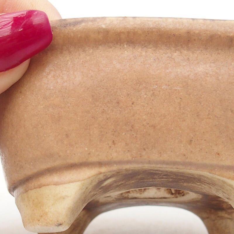 Ciotola bonsai in ceramica 8 x 7,5 x 4 cm, rosa