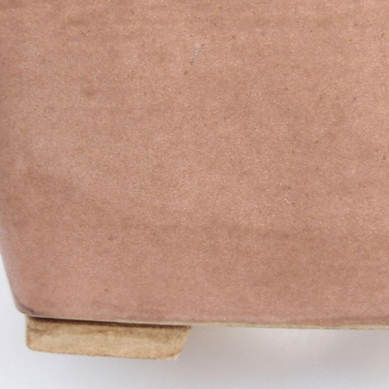 Ciotola bonsai in ceramica 9,5 x 9,5 x 6,5 cm, rosa