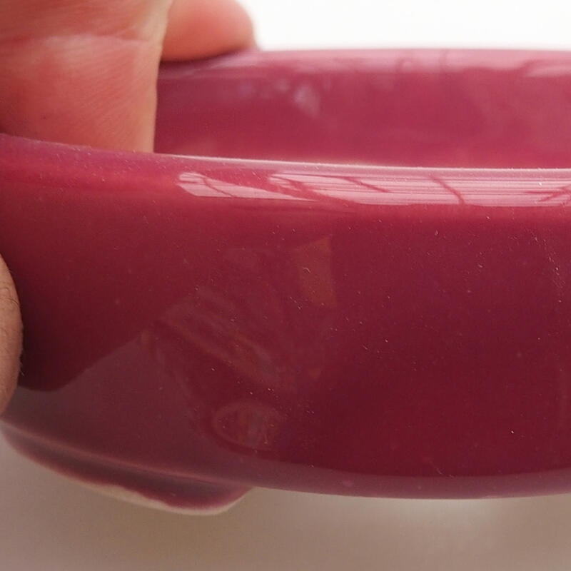 Ciotola bonsai in ceramica 9 x 8 x 2,5 cm, rosa