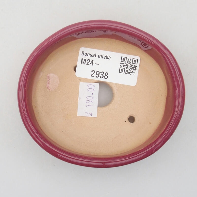 Ciotola bonsai in ceramica 9 x 8 x 2,5 cm, rosa