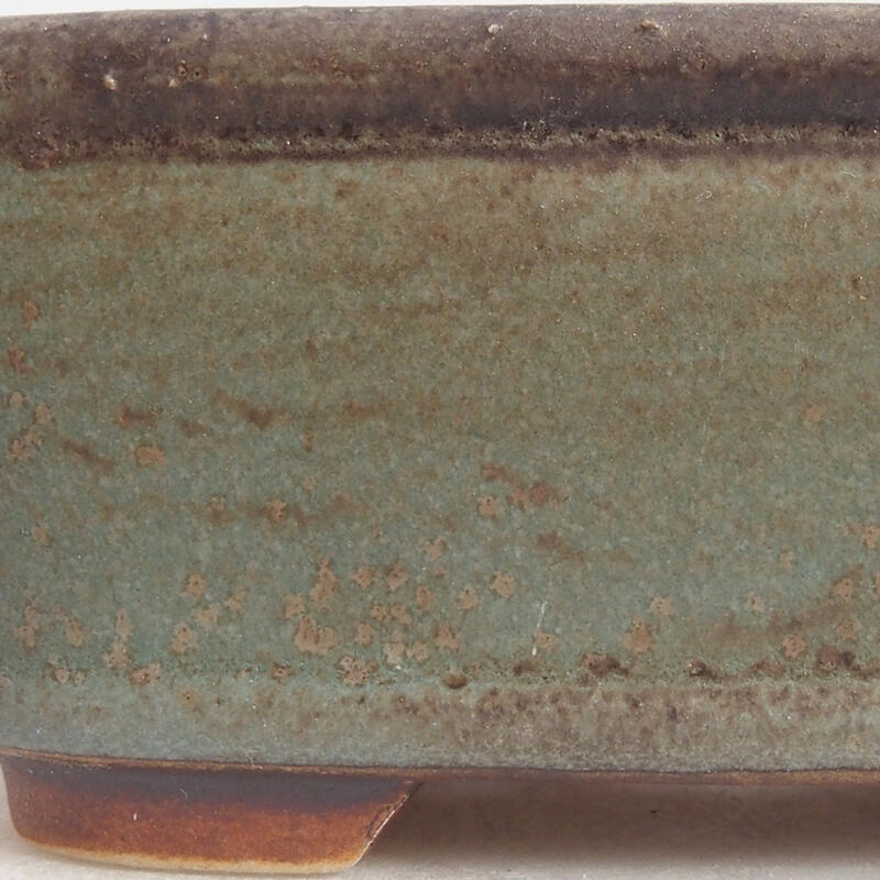 Ciotola bonsai in ceramica 9 x 8 x 3,5 cm, colore blu