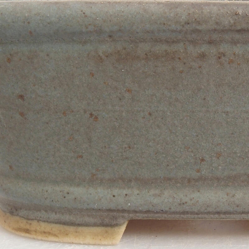 Ciotola bonsai in ceramica 9 x 8 x 3,5 cm, colore blu