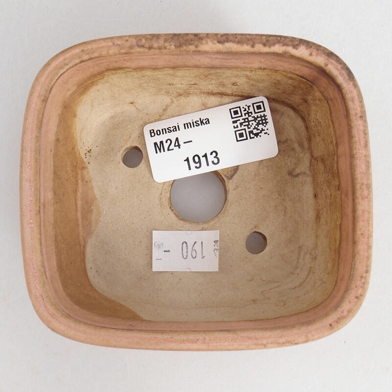 Ciotola bonsai in ceramica 9 x 8 x 3,5 cm, rosa