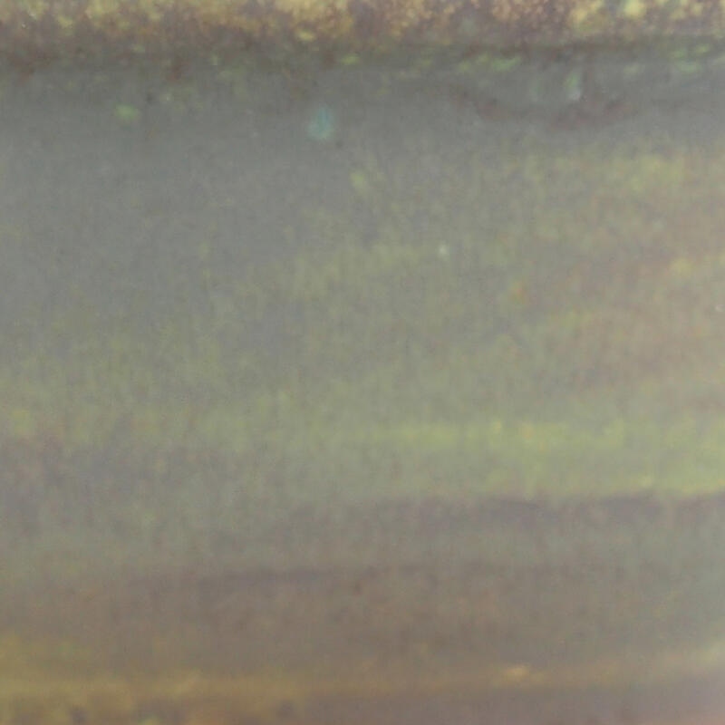 Ciotola per bonsai in ceramica 9 x 8 x 4 cm, verde