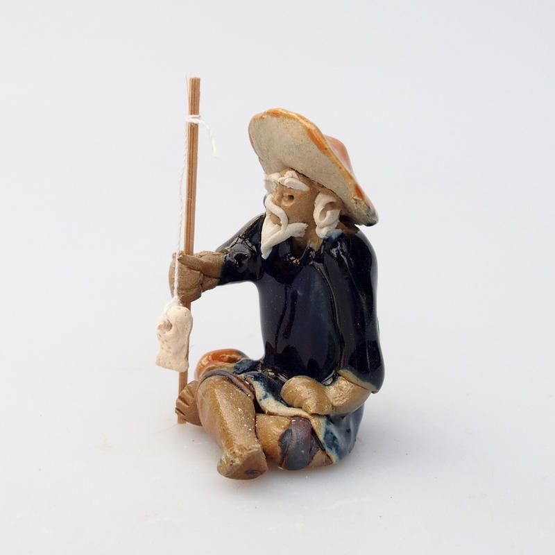 Statuetta in ceramica - Pescatore