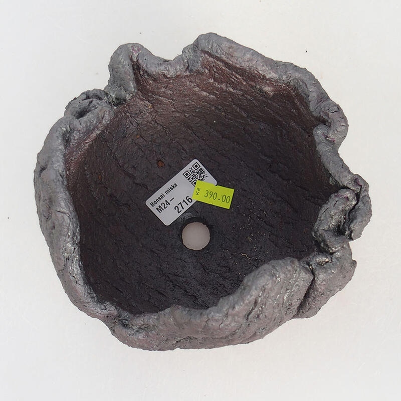 Conchiglia in ceramica 14 x 13 x 11,5 cm , colore metallizzato