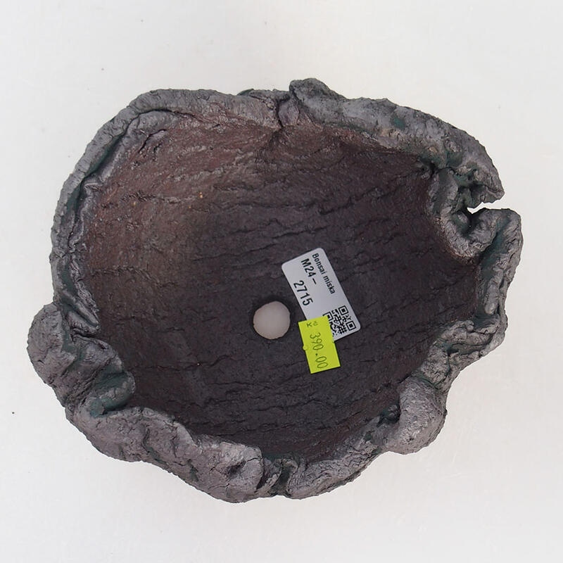 Conchiglia in ceramica 15 x 13 x 11 cm , colore metallizzato