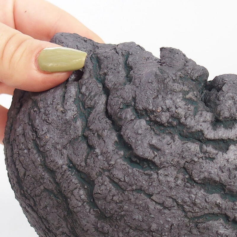 Conchiglia in ceramica 15 x 13 x 11 cm , colore metallizzato