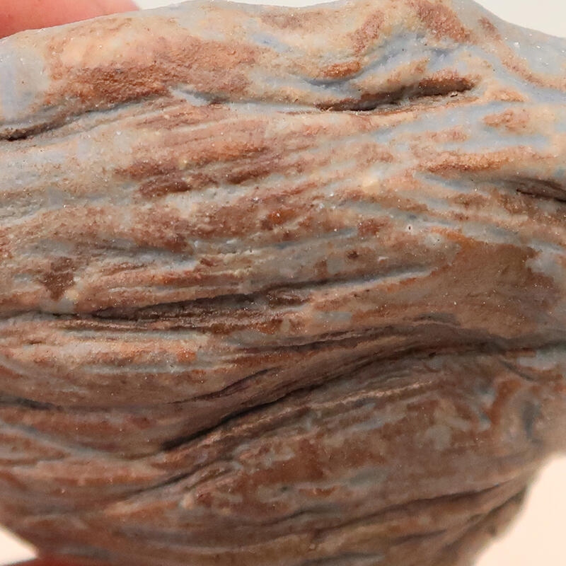 Conchiglia in ceramica 4,5 x 4,5 x 7 cm , colore blu