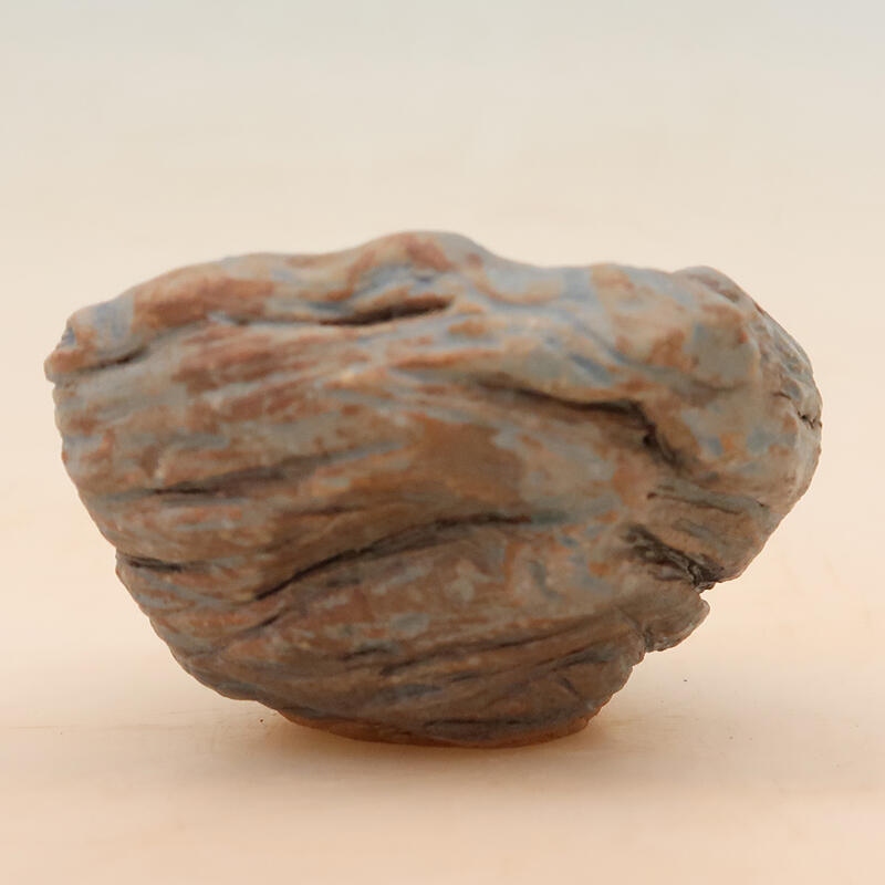 Conchiglia in ceramica 4,5 x 4,5 x 7 cm , colore blu