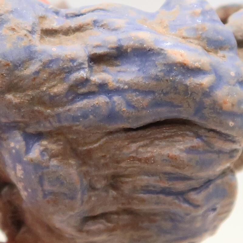 Conchiglia in ceramica 5 x 5 x 8 cm , colore blu