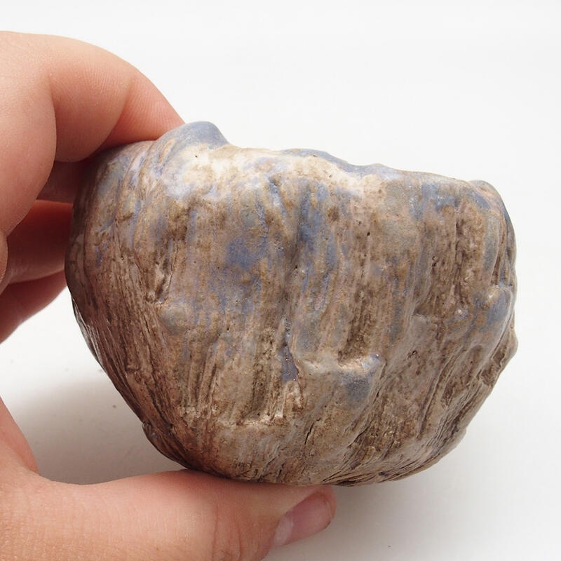 Conchiglia in ceramica 6,5 x 6,5 x 5,5 cm , colore blu