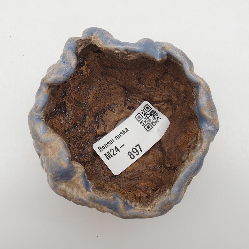 Conchiglia in ceramica 6,5 x 6,5 x 5,5 cm , colore blu