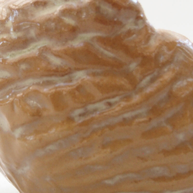 Conchiglia in ceramica 6 x 5,5 x 4 cm , colore beige