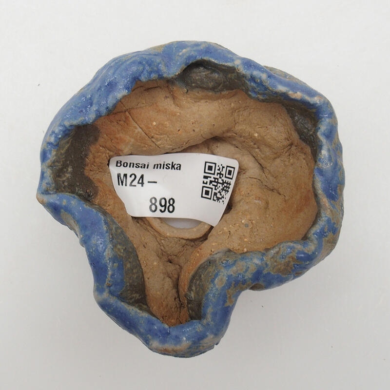 Conchiglia in ceramica 6 x 5 x 4,5 cm , colore blu