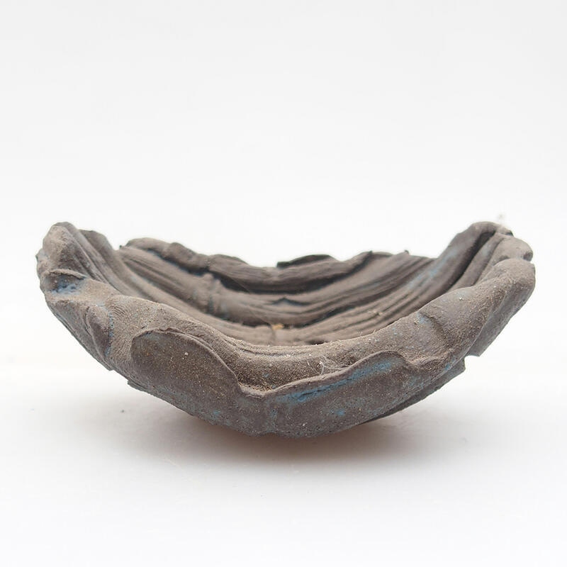 Conchiglia in ceramica 7,5 x 5,5 x 3 cm , colore blu