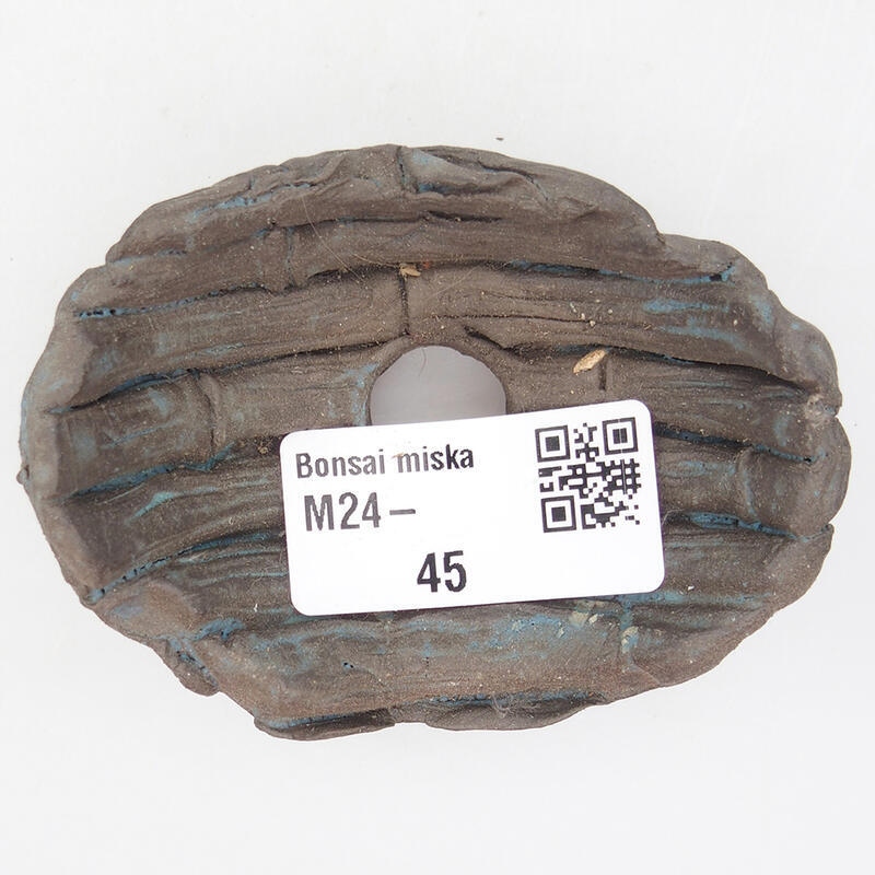 Conchiglia in ceramica 7,5 x 5,5 x 3 cm , colore blu