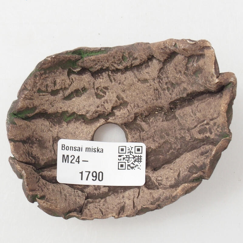 Conchiglia in ceramica 7,5 x 7 x 5 cm , colore verde