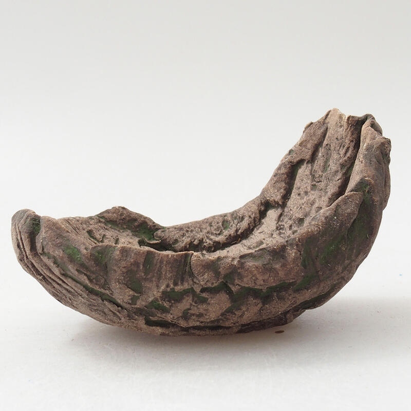 Conchiglia in ceramica 7,5 x 7 x 5 cm , colore verde