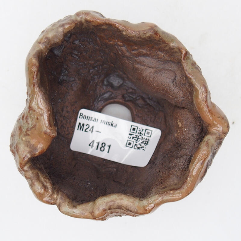 Conchiglia in ceramica 7,5 x 7 x 6 cm , colore giallo