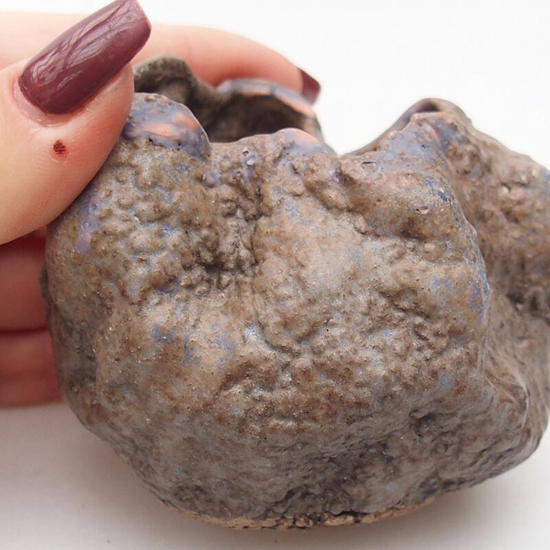 Conchiglia in ceramica 7 x 4,5 x 6 cm , colore marrone