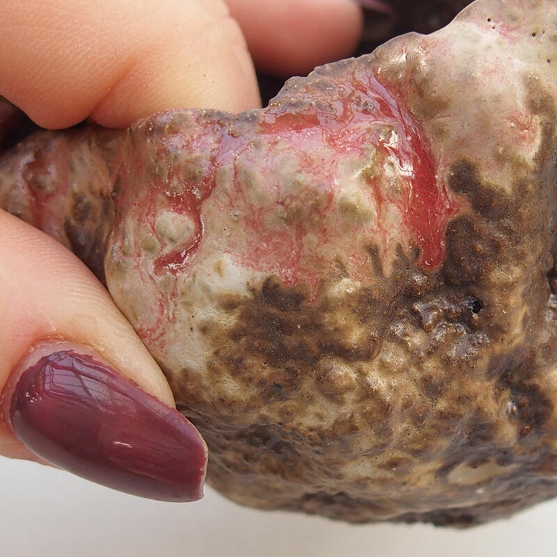 Conchiglia in ceramica 7 x 7 x 5,5 cm , colore rosa