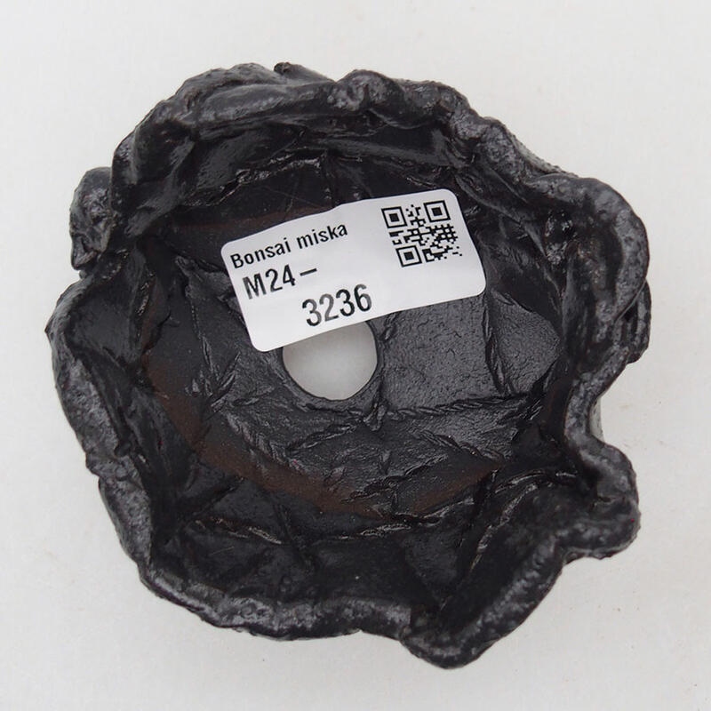 Conchiglia in ceramica 8,5 x 7,5 x 6 cm , colore nero