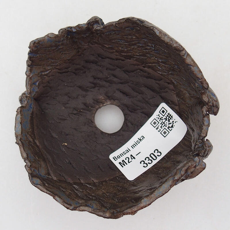 Conchiglia in ceramica 8,5 x 8,5 x 6 cm , colore blu