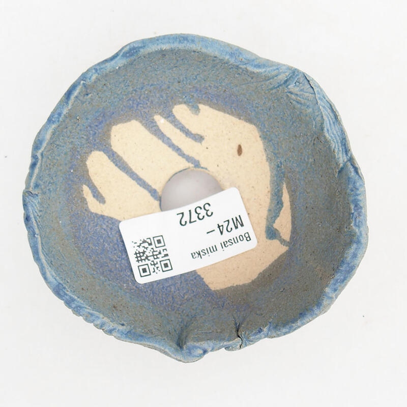 Conchiglia in ceramica 8,5 x 8 x 4,5 cm , colore blu