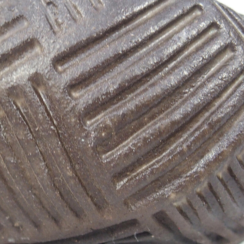 Conchiglia in ceramica 8,5 x 8 x 4 cm , colore marrone