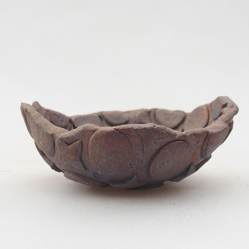 Conchiglia in ceramica 8,5 x 8 x 4 cm , colore marrone