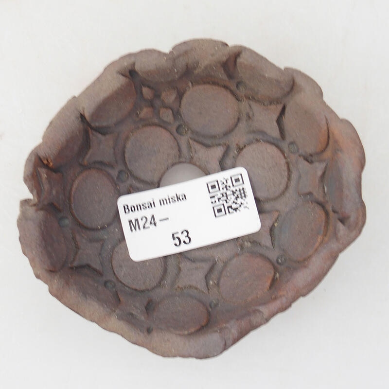 Conchiglia in ceramica 8,5 x 8 x 4 cm , colore marrone