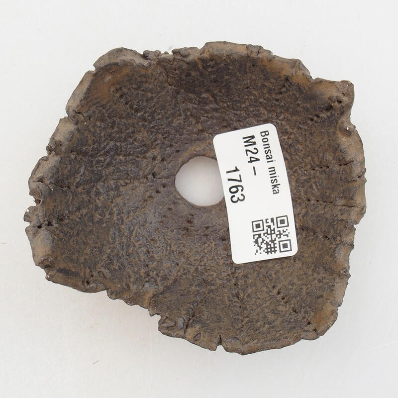 Conchiglia in ceramica 8 x 7,5 x 4 cm , colore marrone