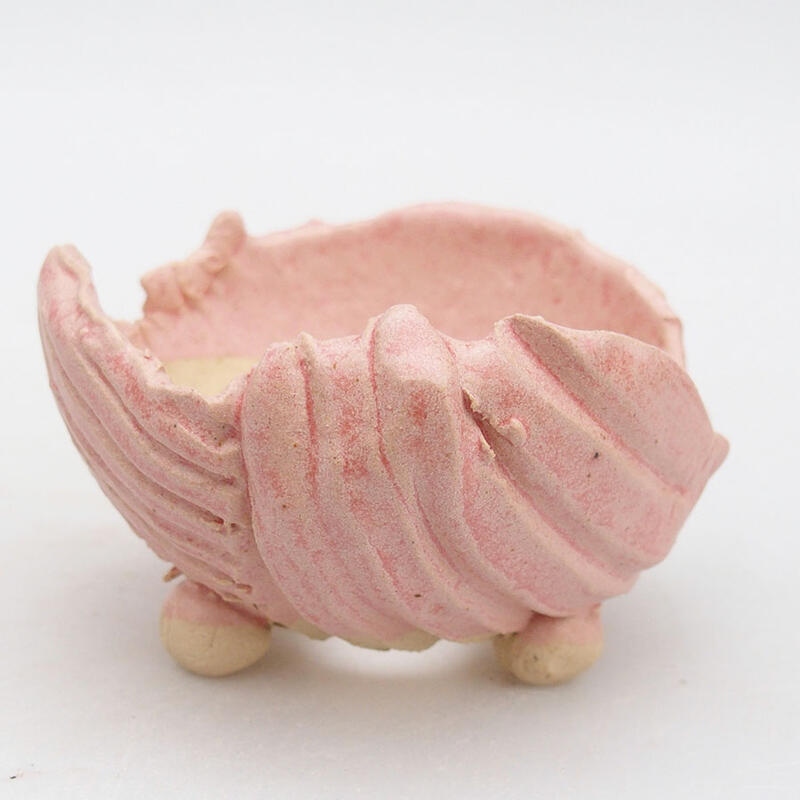 Conchiglia in ceramica 9 x 8,5 x 5,5 cm , colore rosa