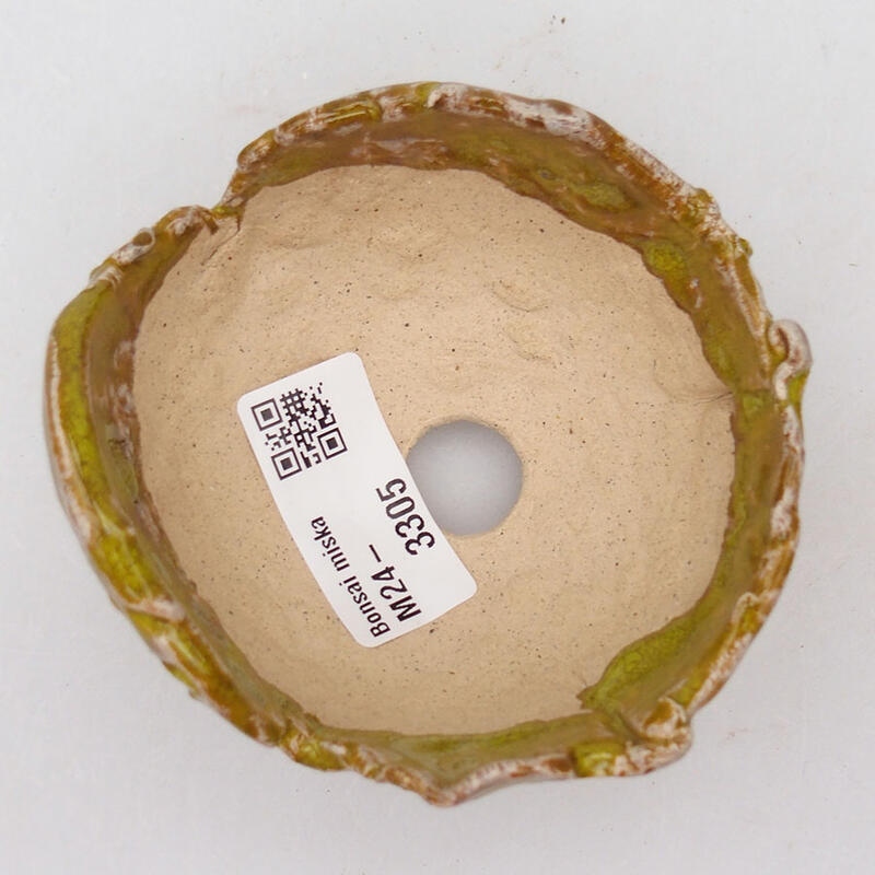 Conchiglia in ceramica 9 x 8,5 x 6 cm , colore verde