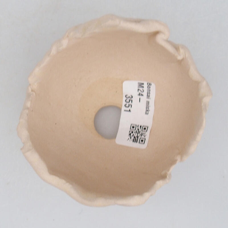 Conchiglia in ceramica 9 x 8,5 x 7 cm , colore beige