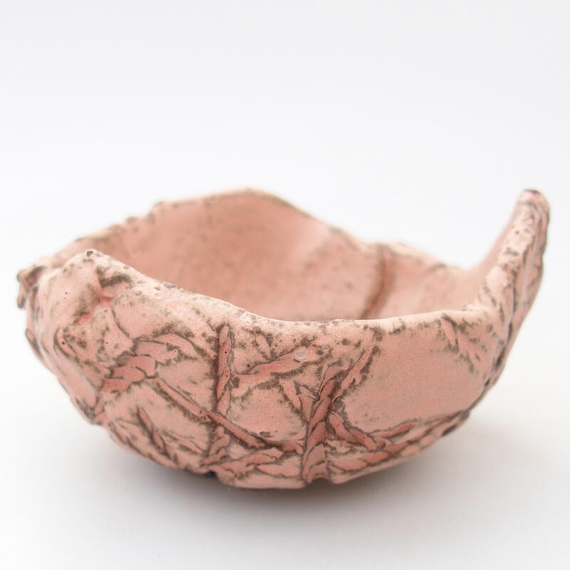 Conchiglia in ceramica 9 x 8 x 5 cm , colore rosa