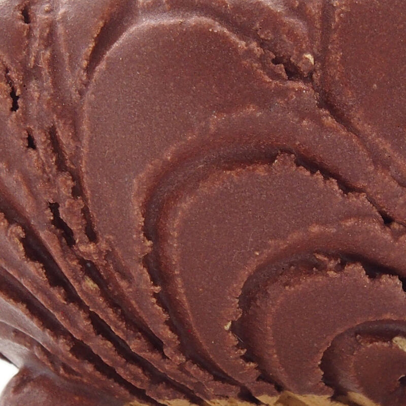 Conchiglia in ceramica 9 x 9 x 5,5 cm , colore marrone