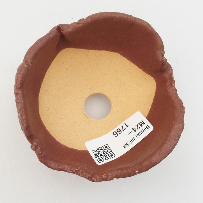 Conchiglia in ceramica 9 x 9 x 5,5 cm , colore marrone