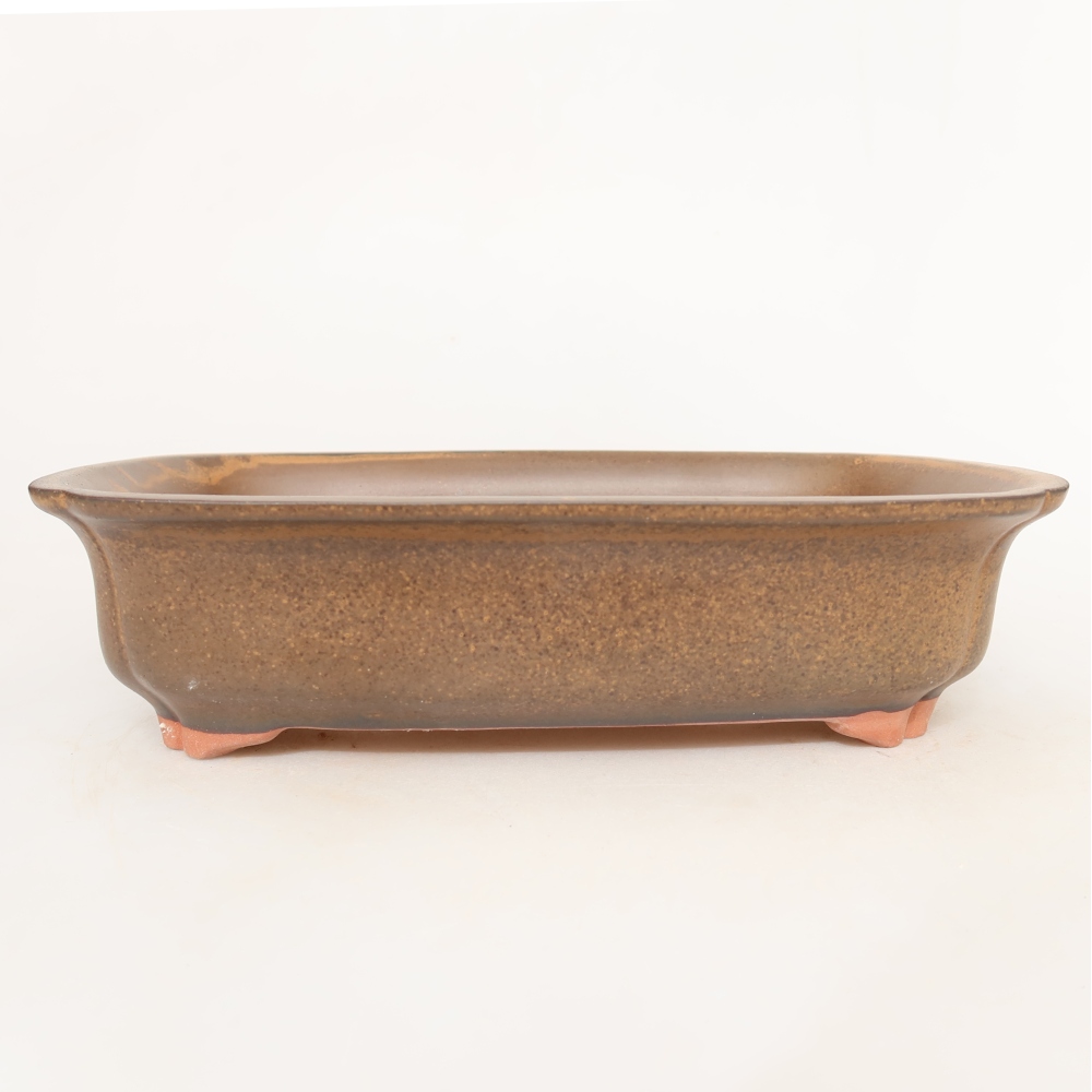Ciotola in ceramica  24 x 17 x 6 cm, colore marrone