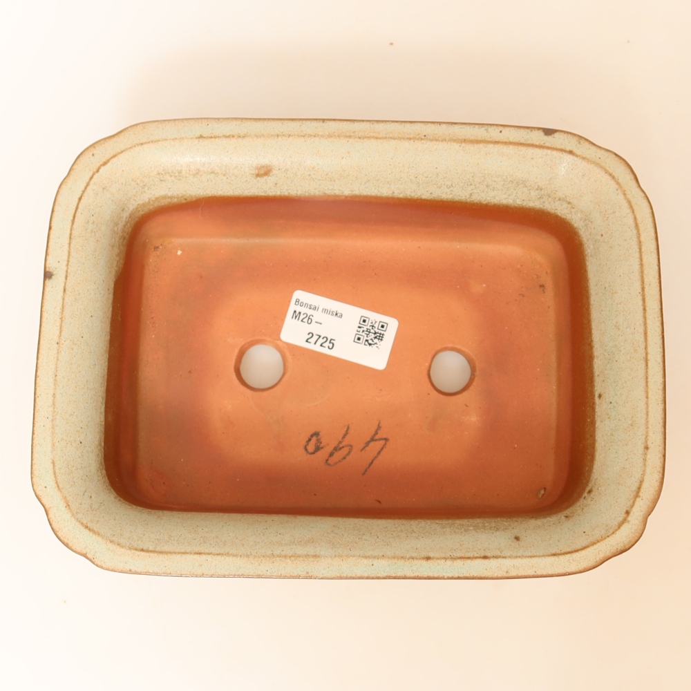 Ciotola in ceramica  20 x 15,5 x 5,5 cm, colore beige