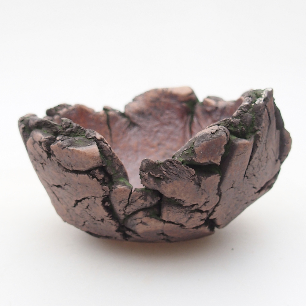 Conchiglia in ceramica 9,5 x 9,5 x 6 cm , colore verde