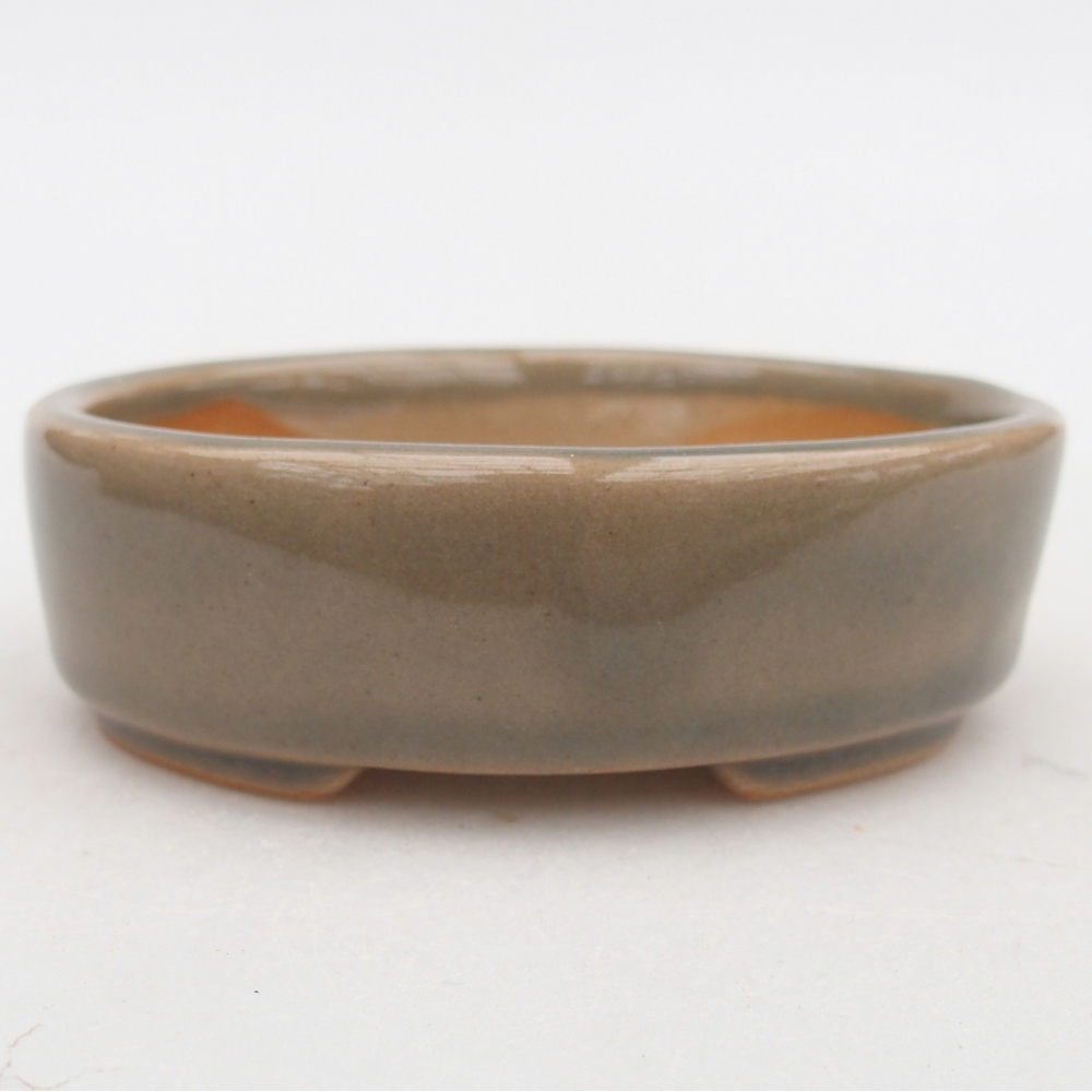 Ciotola bonsai in ceramica 26 x 26 x 8 cm, colore rosso