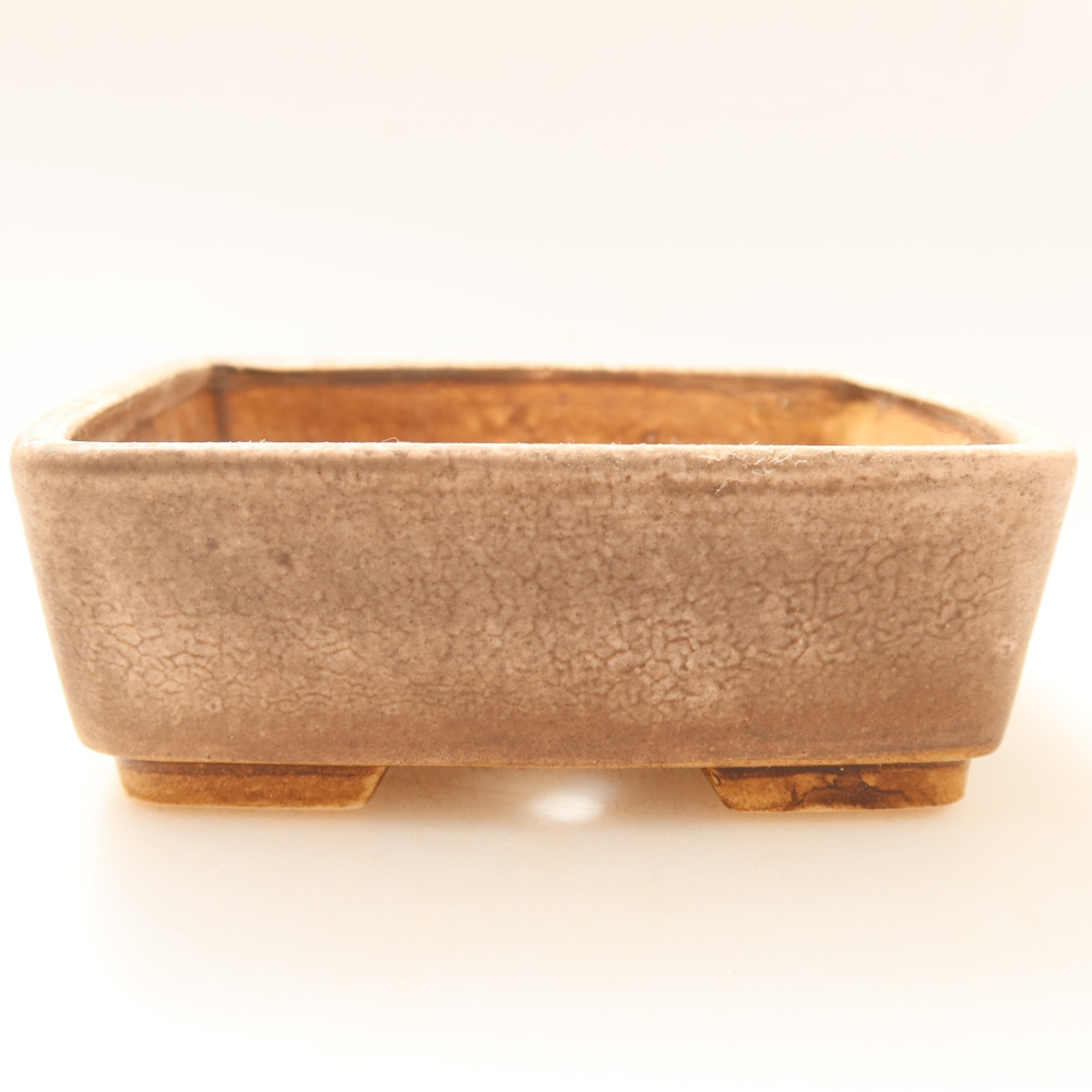 Ciotola bonsai in ceramica 10 x 8 x 3,5 cm, rosa