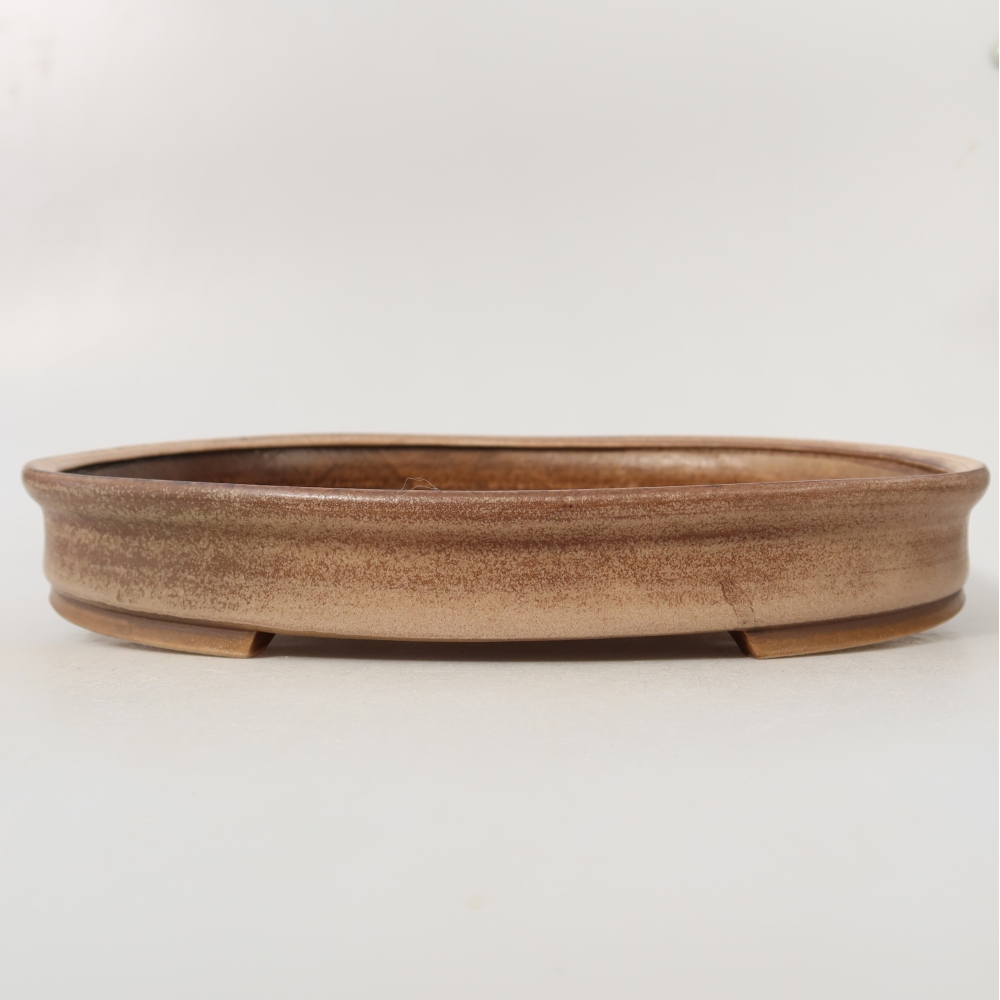 Vaso da bonsai in ceramica 30,5 x 26,5 x 4 cm, colore rosa
