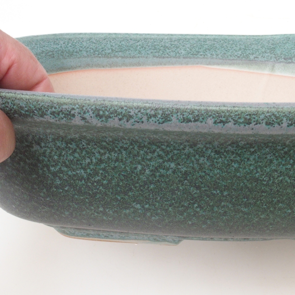 Ciotola per bonsai H10 - 37 x 28 x 9 cm - verde